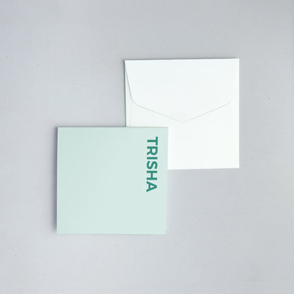 Vertical Folded Notecard