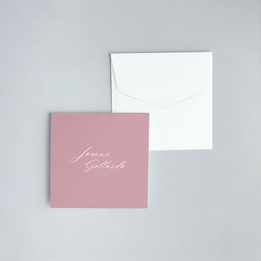 Calligraphy Folded Notecard