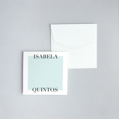 Boxed Folded Notecard