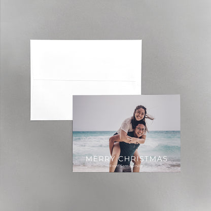 Borderless Holiday Card